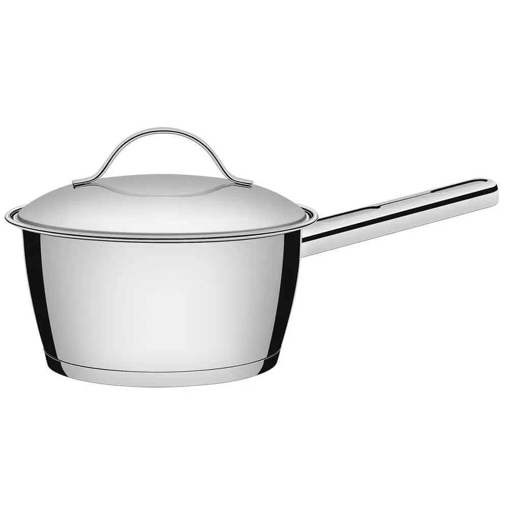 Panela Tramontina Allegra em Aço inox com Fundo Triplo 16 cm 1,5 L