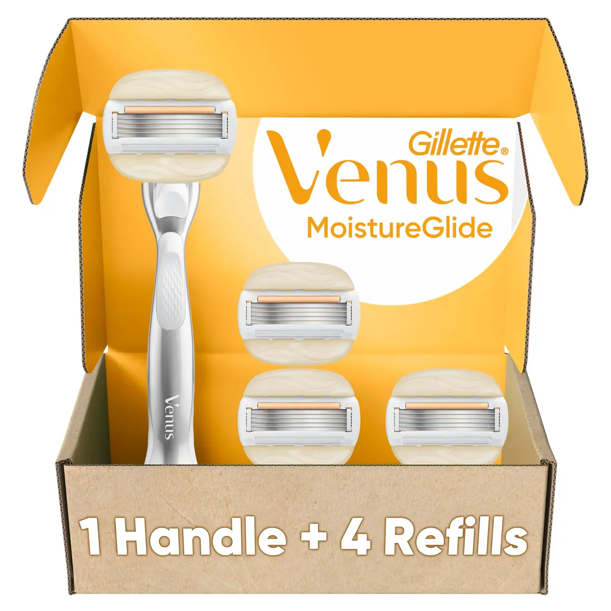Lâminas de barbear Gillette Venus Comfortglide com recargas Olay Sugarberry