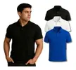 Kit 3 Camisas Gola Polo Masculina Lisa Premium - 1