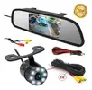 Kit Câmera de Ré com Tela LCD 4.3 Retrovisor - 1