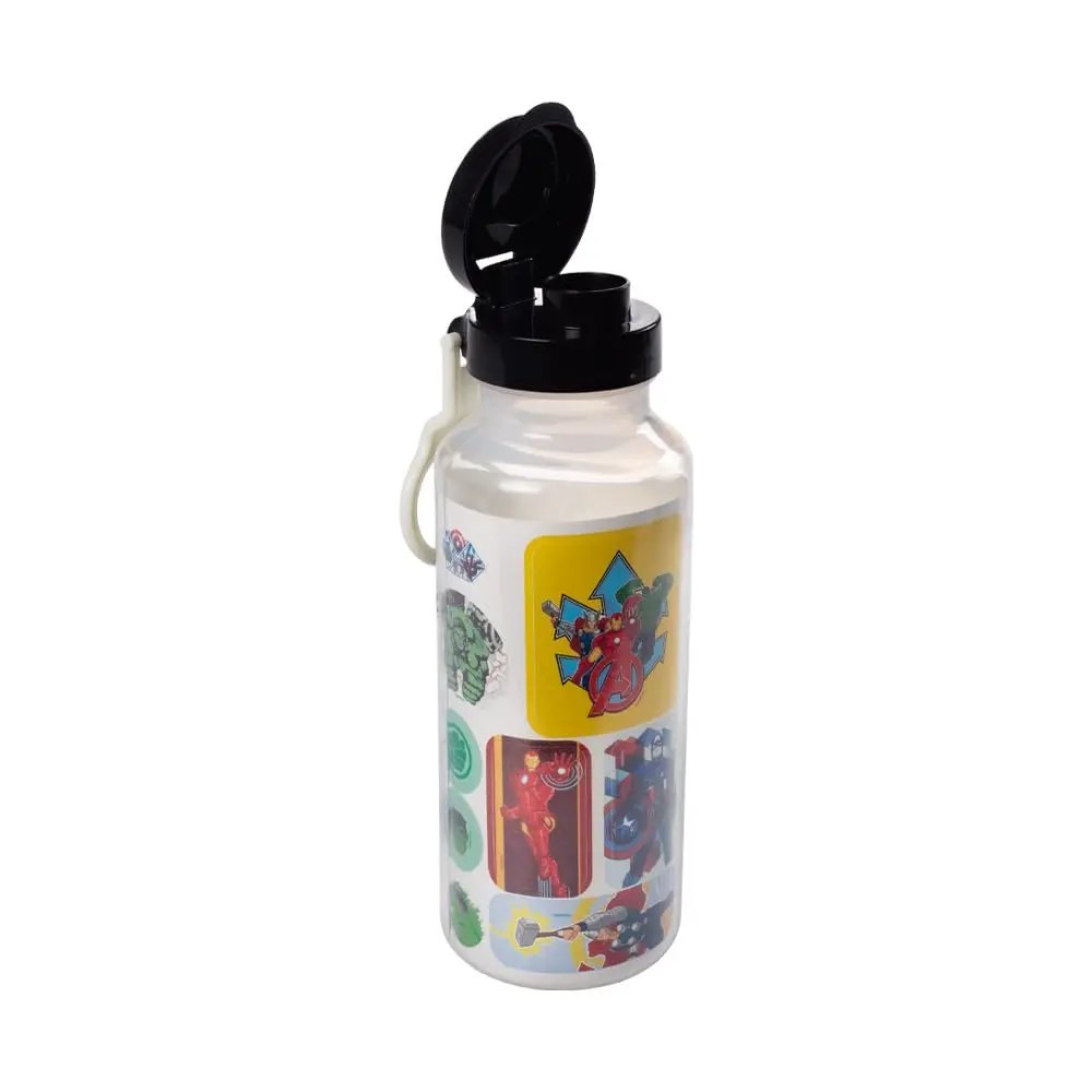 Plasútil Garrafa 600 Ml Customizável com Adesivos Avengers