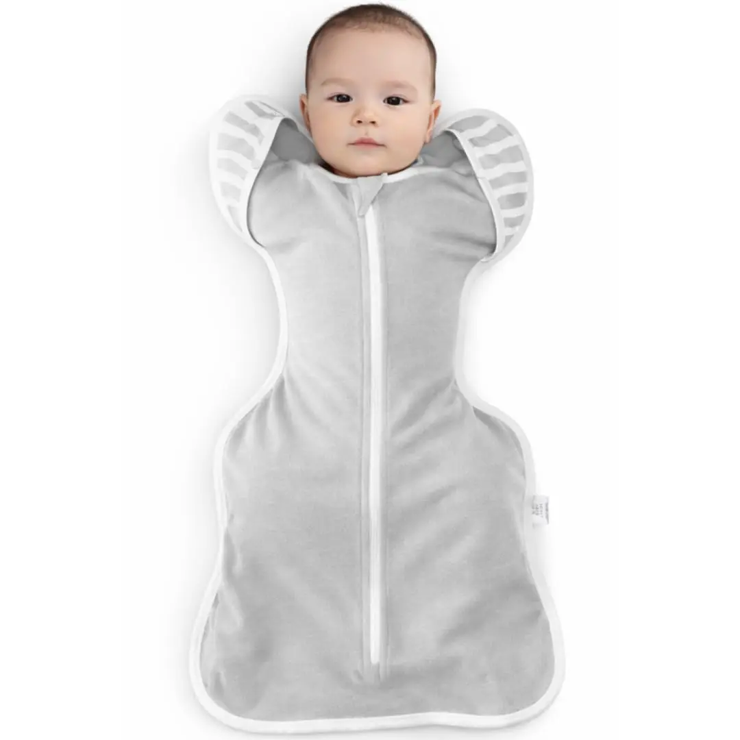 Akinotori Swaddle Dream Up — Charutinho, Saco de Dormir — Cor Cinza - M | Swaddle de Transição, Melhora o Sono, Acalma o Reflexo do Susto, Essencial para Recém-nascidos