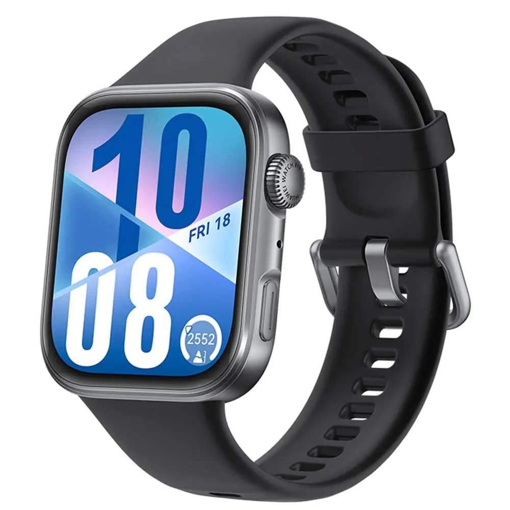 Smartwatch Huawei Watch Fit 4 Preto com Modos Esportivos Aprimorados e Assistente de Bem-Estar Emocional