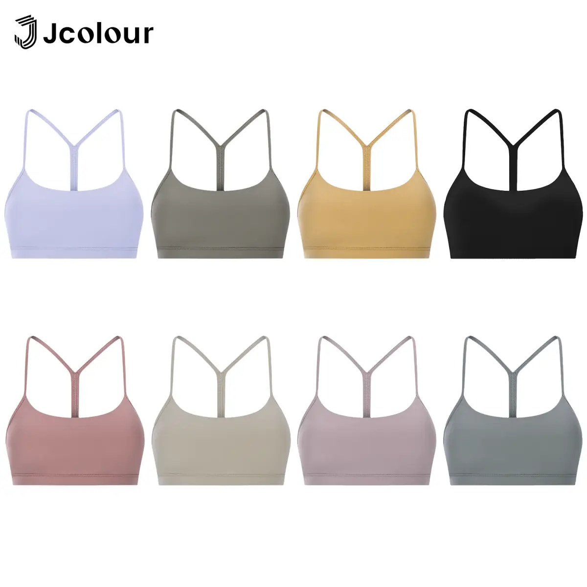 Sutiã Esportivo, Alças Y, Almofada Removível, Barra Larga Sem Aperto, Respirável, Top Fitness Academia, Lingeries Feminino