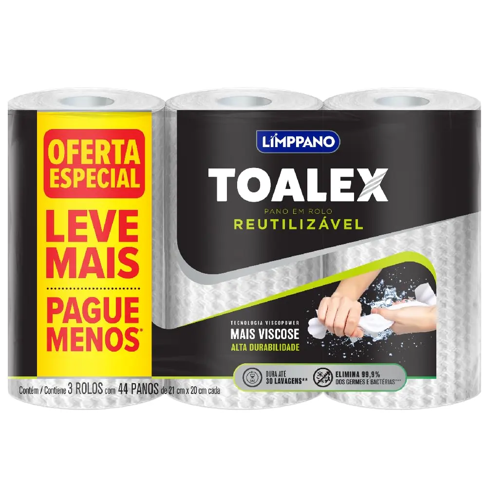 Limppano Toalex Leve Mais Pague Menos com 3 unidades - 1