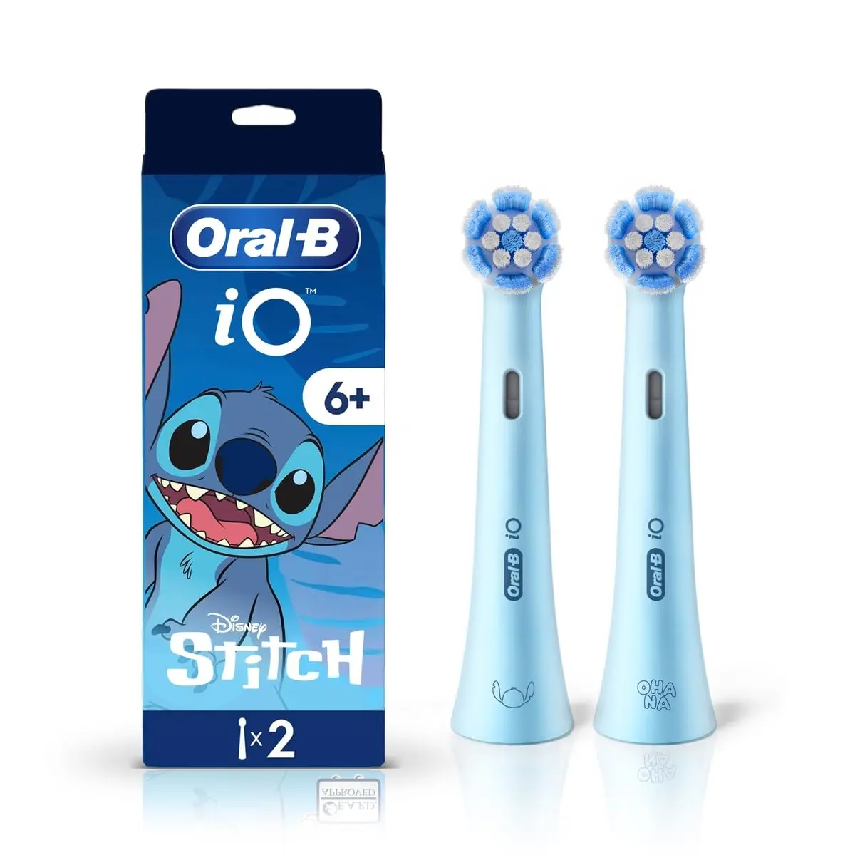 ORAL-B iO Stitch Refil Escova Dental Elétrica para Crianças (+6), 2 Un