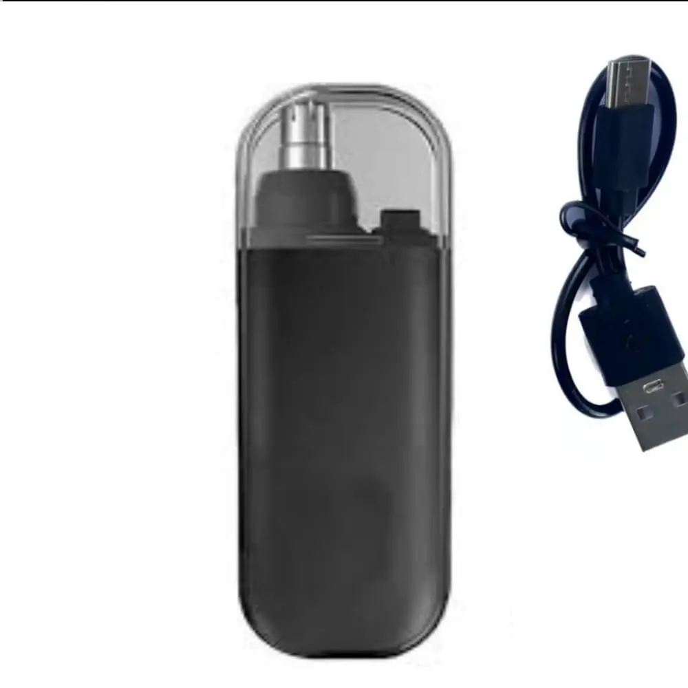 Aparador de Pelos do Nariz e Orelha Elétrico Recarregável USB, Aparador Nasal Portátil Sem Fio, Lâmina de Aço Inoxidável, Compacto e Silencioso - GLOBAL