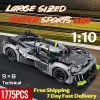 [Taxa inclusa] Kit Carro Esportivo de Corrida 1:10 com 1775 Peças para Montar - 1