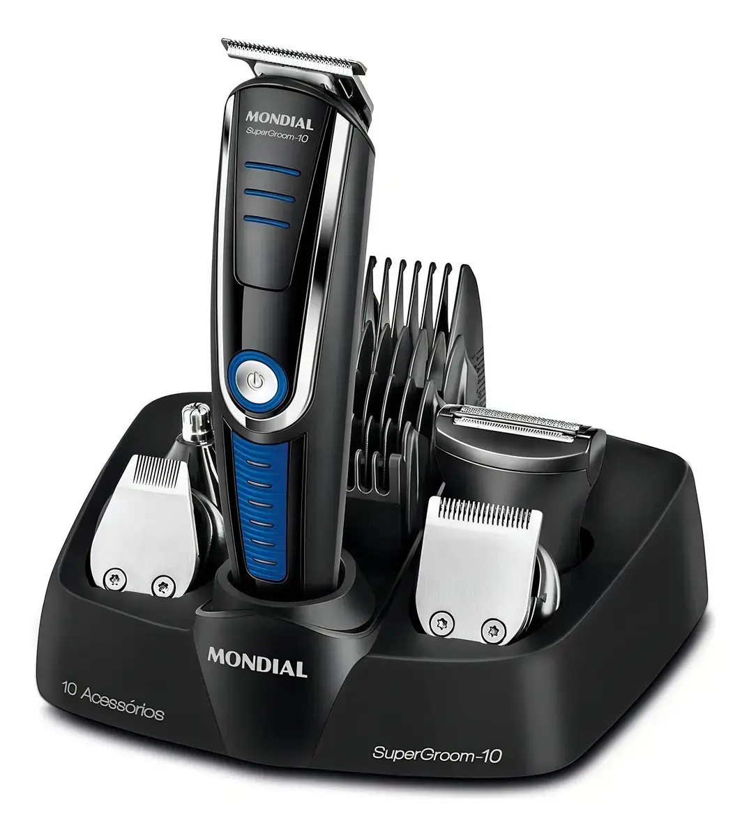 Maquina Masculina De Cortar Cabelo Profissional Mondial