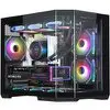 Gabinete Gamer SuperFrame Void, Mid Tower, Vidro Temperado, M-ATX, Black, Sem Fonte, Com 3 Fans, SF-CS-VDMAB3F - 1