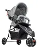 Carrinho de Bebê 3 Rodas com Cesto Cinza 15kg - 1