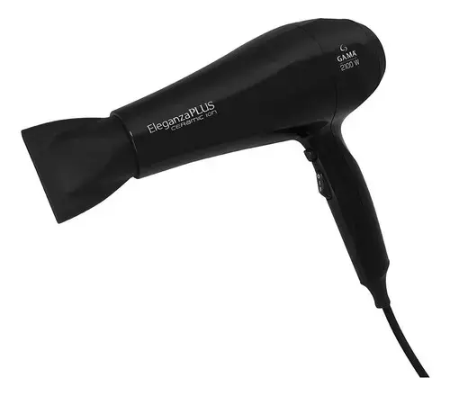 Secador de Cabelo Gama Italy Eleganza Plus 2100W Ceramic Ion Preto Profissional thumbnail 2
