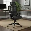 Cadeira Escritório Dr. Office Mesh Preta 2D - 1
