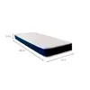 Colchão Solteiro Guldi Duplo Plus d28 (16x78x188) Branco e Azul - 1