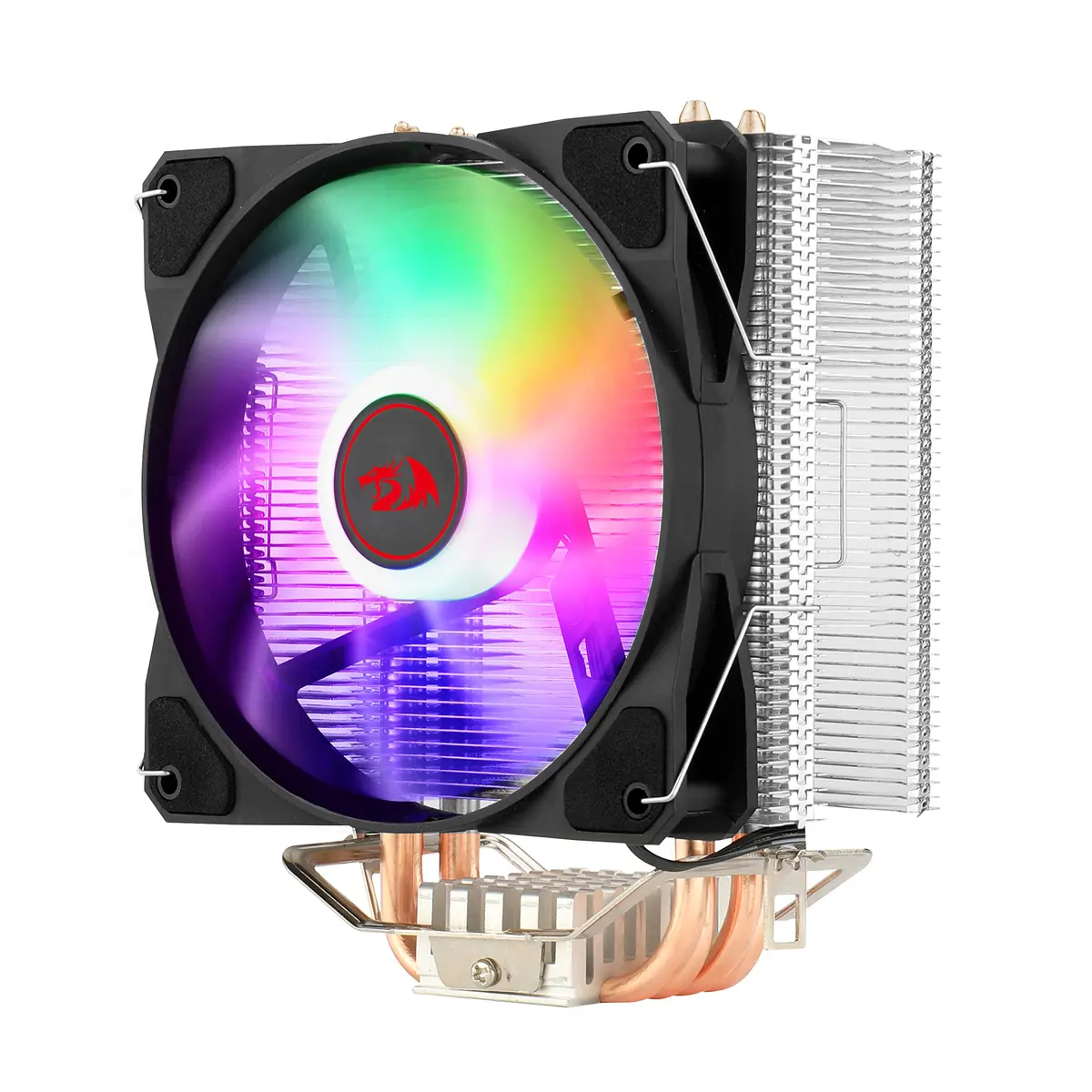 Aircooler Redragon Tyr Preto Iluminação Rainbow com Fan de 120mm CC-9104 - 1