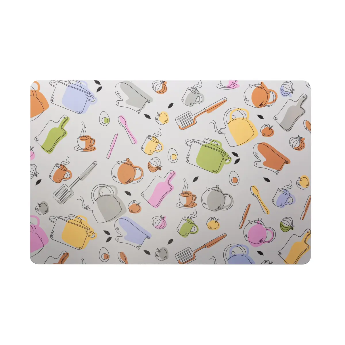Lugar Americano de Plástico Kitchen 43,5cm x 28,5cm - Lyor