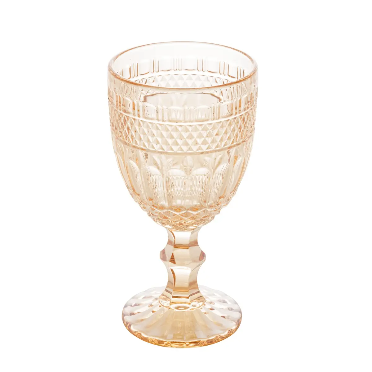 WOLFF - Taça de Água Brand 320ml Âmbar Metalizado Vidro