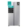 Geladeira 428L Hisense RS3P428 Side by Side Inverter Frost Free Portas Planas Puxador Embutido Cinza - 110V OU 220v - 1