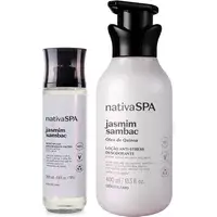 Combo Nativa SPA Jasmim Sambac: Loção Corporal 400ml + Body Splash 200ml