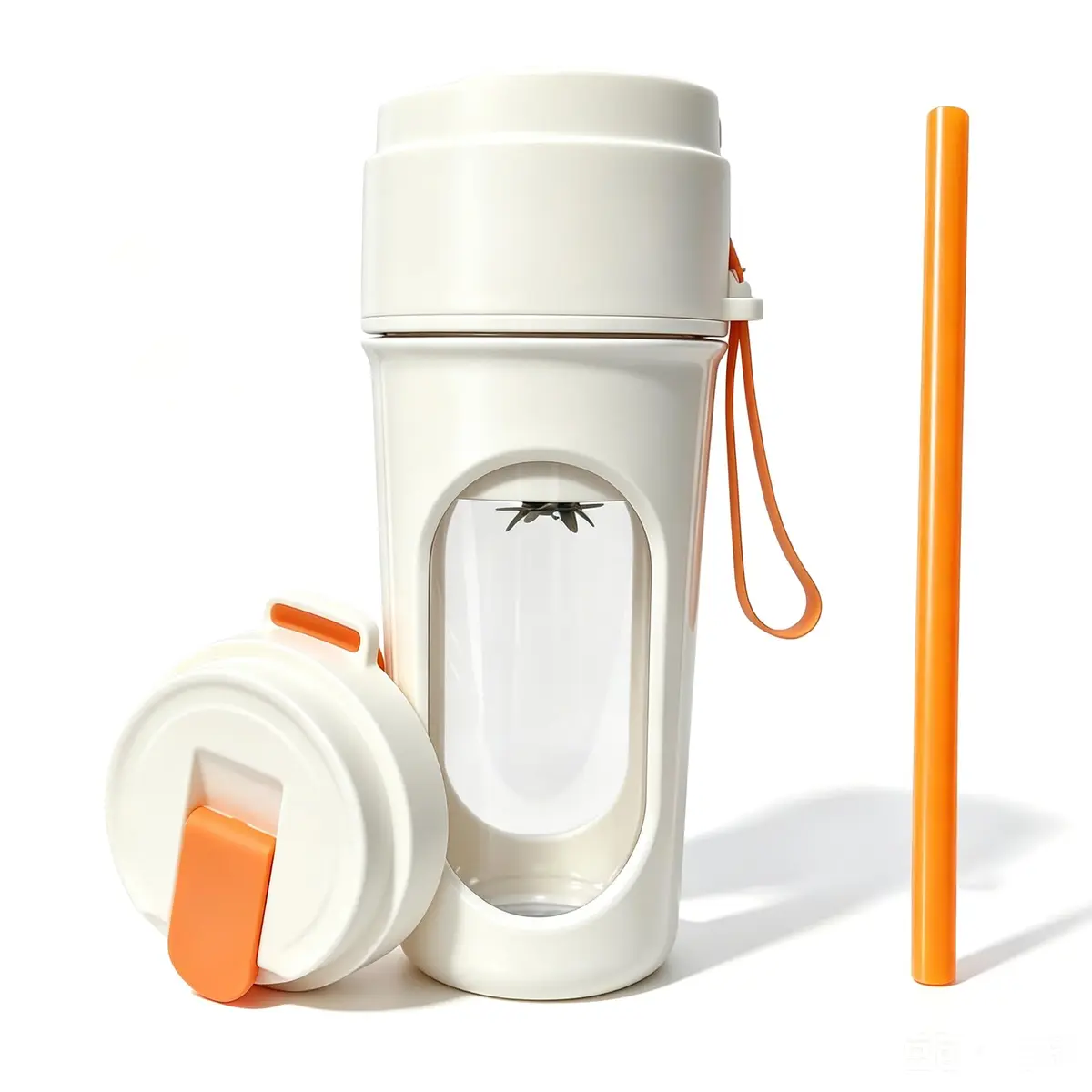 Espremedor Elétrico Portátil, Liquidificador para Viagem, Ideal para Smoothies e Sucos, Viagens, Esportes, Camping e Atividades Físicas - 1