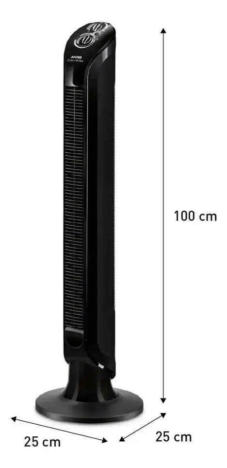 Ventilador Torre Arno Eole Infinite Preto 127 thumbnail 2