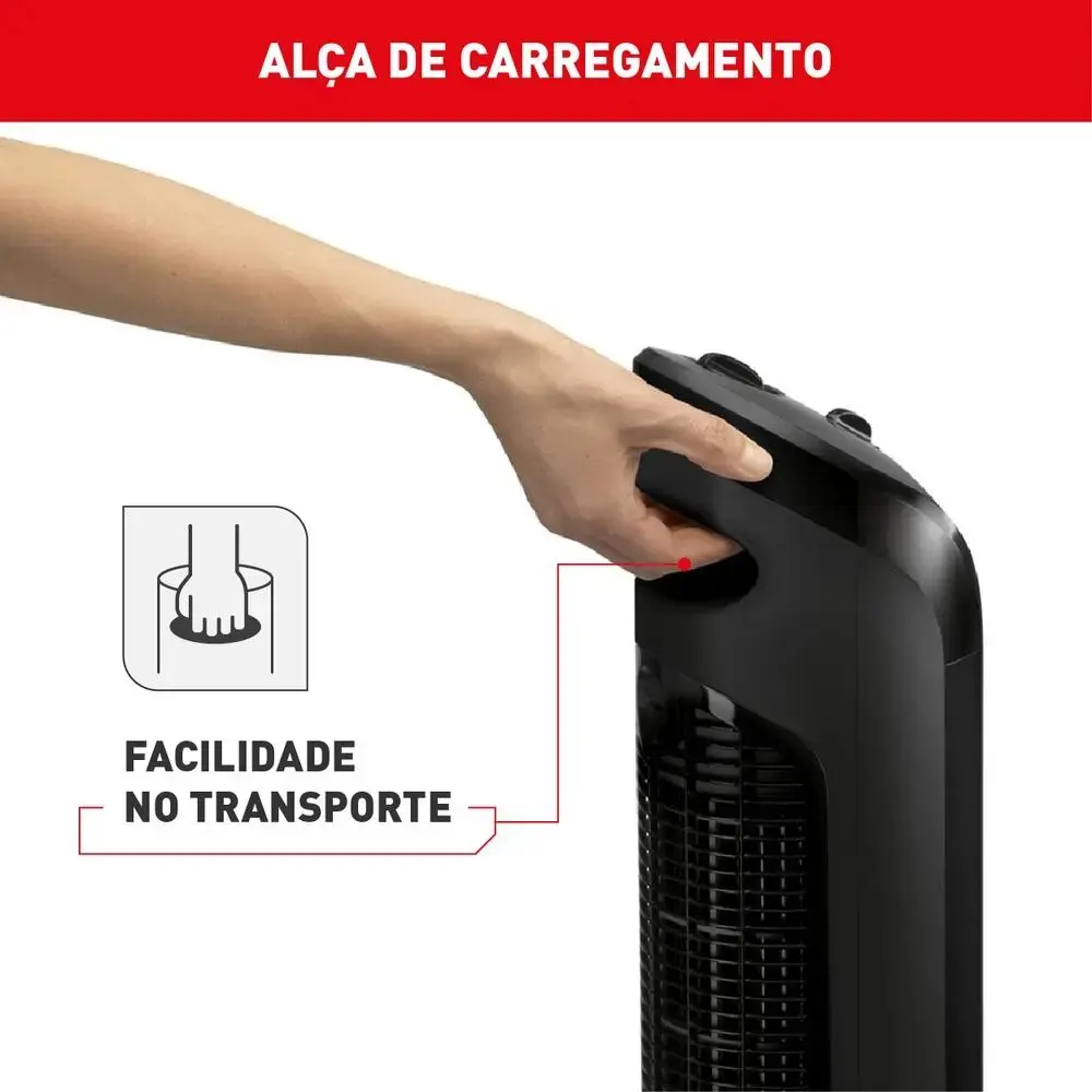 Ventilador Torre Arno Eole Infinite Preto 127 thumbnail 4