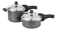 KIT c/ 2 Panelas Pressão 4,5L e 3L Antiaderente - 1
