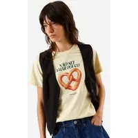 camiseta feminina não sei amar pouco amarela