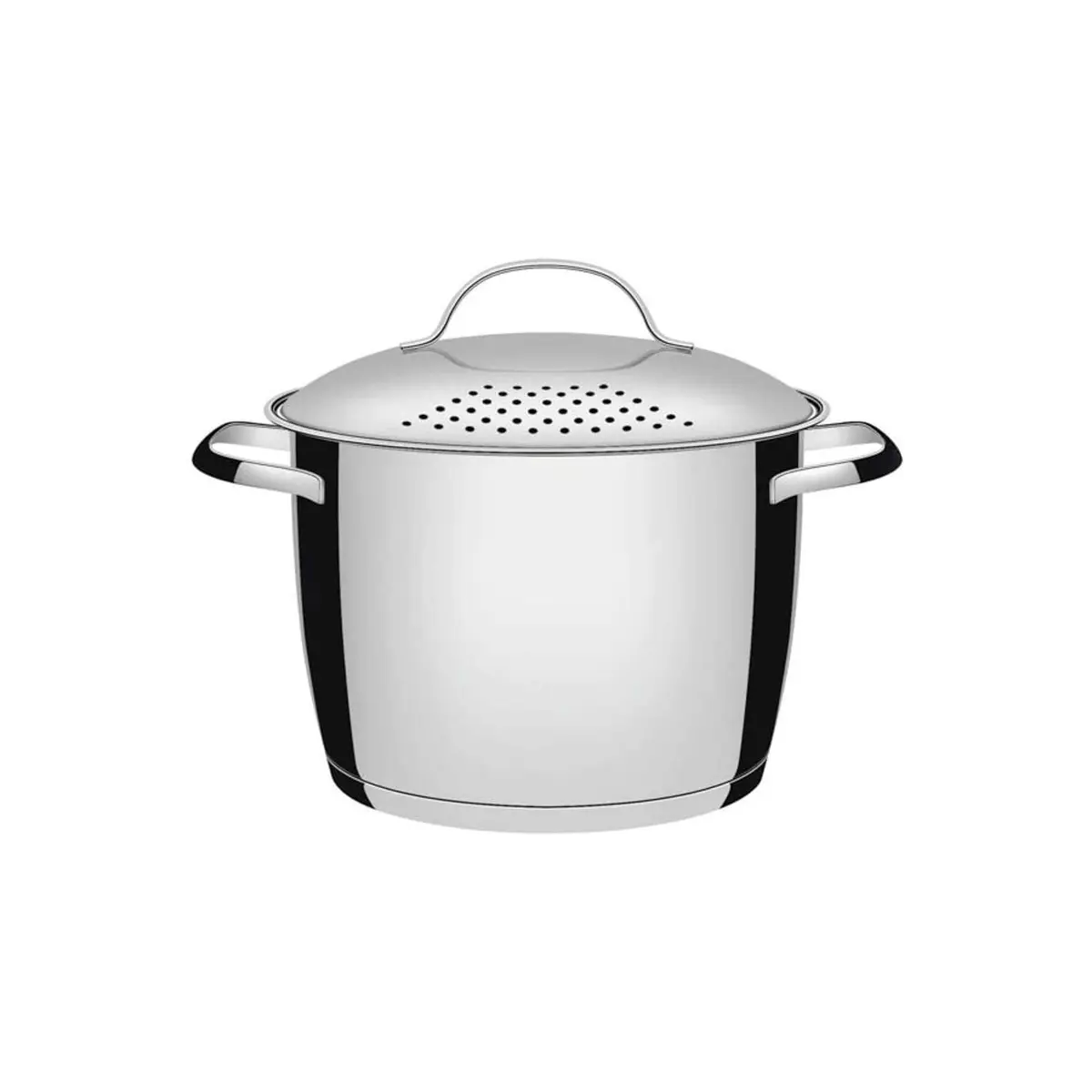 Espagueteira com Fundo Triplo Tramontina inox 22Cm, ESPAGUETEIRA ALLEGRA