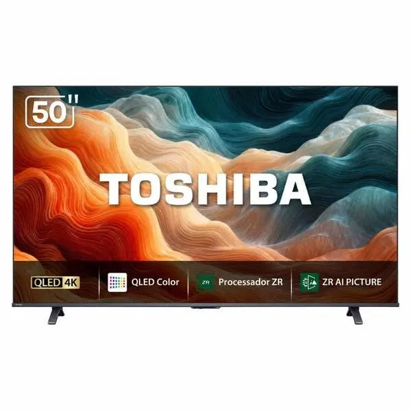 Smart Tv Toshiba Miniled Qled 4k 50 Polegadas Processador De