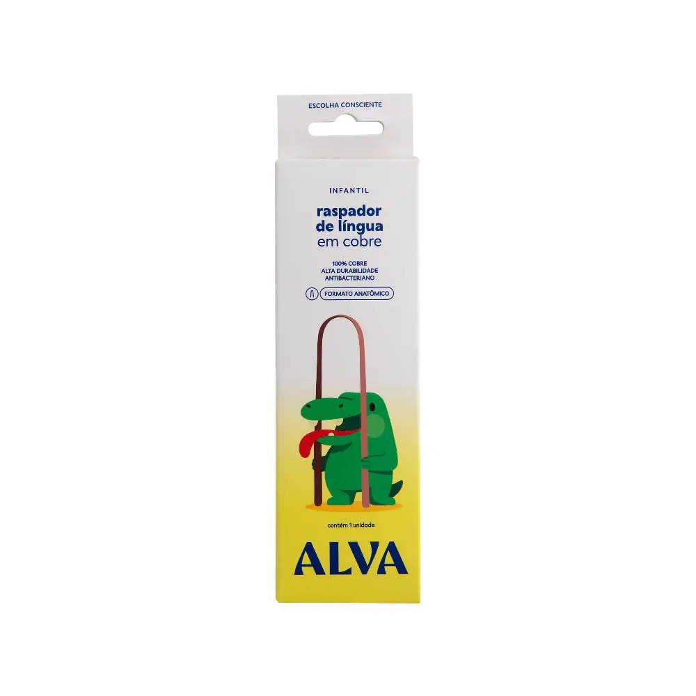 Alva Personal Care Raspador De Língua Infantil Alva