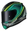 Capacete Masculino Ls2 Ff353 Ufo Verde Cinza Esportivo Moto - 56 - 1
