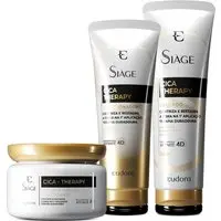 Combo Siàge Cica-Therapy: Shampoo 250ml + Condicionador 200ml + Máscara Capilar 250g