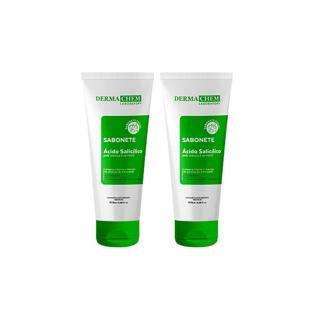 Kit Antioleosidade 2un Sabonete Ácido Salicílico Tratamento de Acne - 1