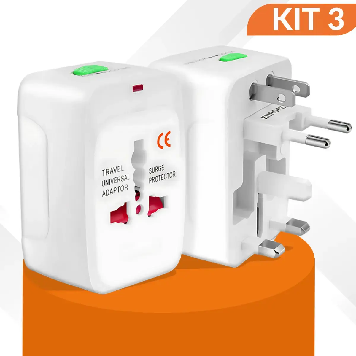 Adaptador Tomada Para Viagem Internacional - 1