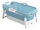 Banheira Portátil Adulto de Silicone Azul 1.17m / 215L - 1