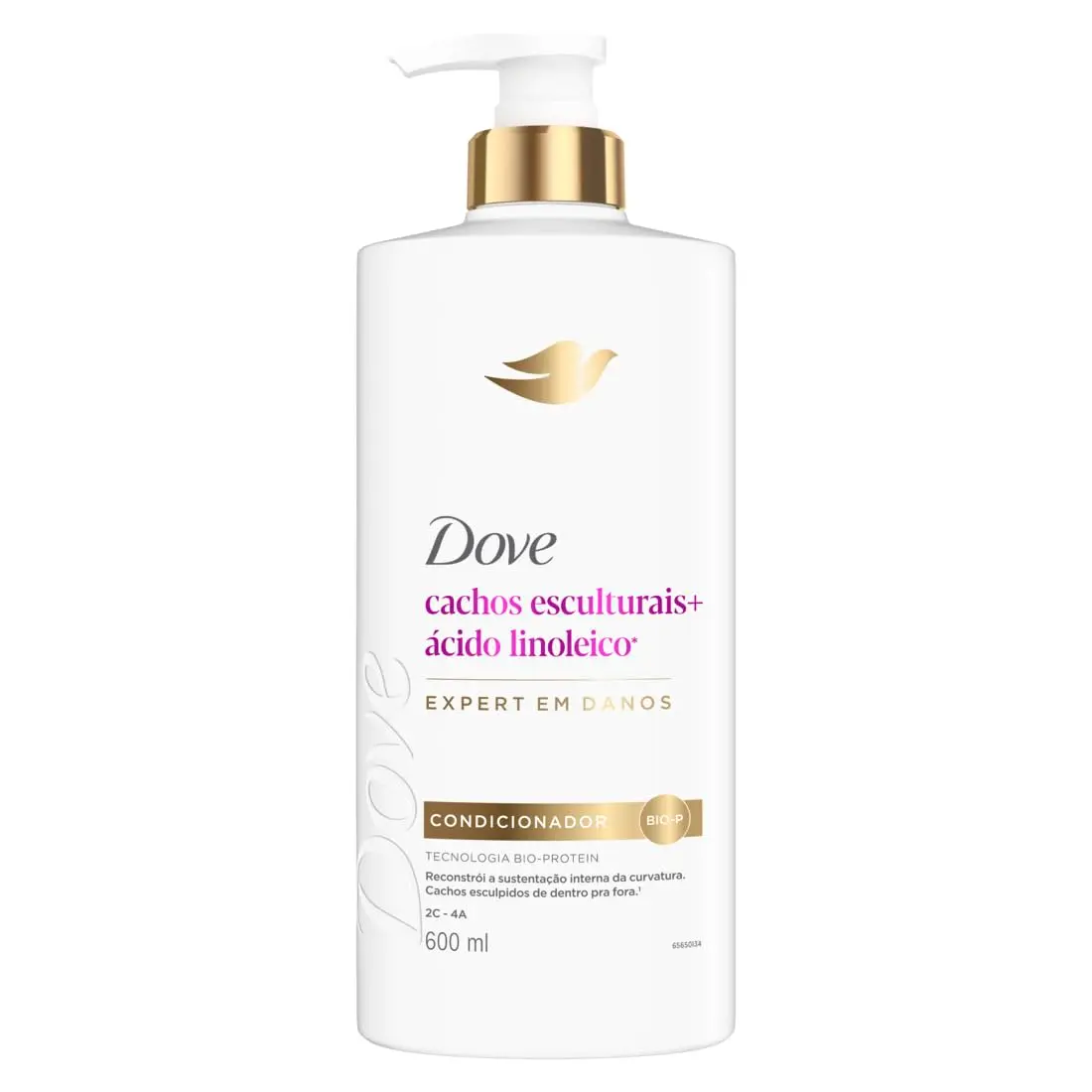 Dove Condicionador Restaurador Cachos Esculturais + Ácido Linoleico 600ml