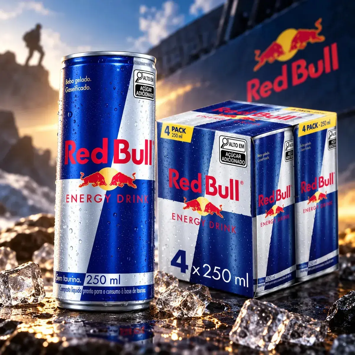 Red Bull Energético, Energy Drink, 250ml, 4 latas thumbnail 6