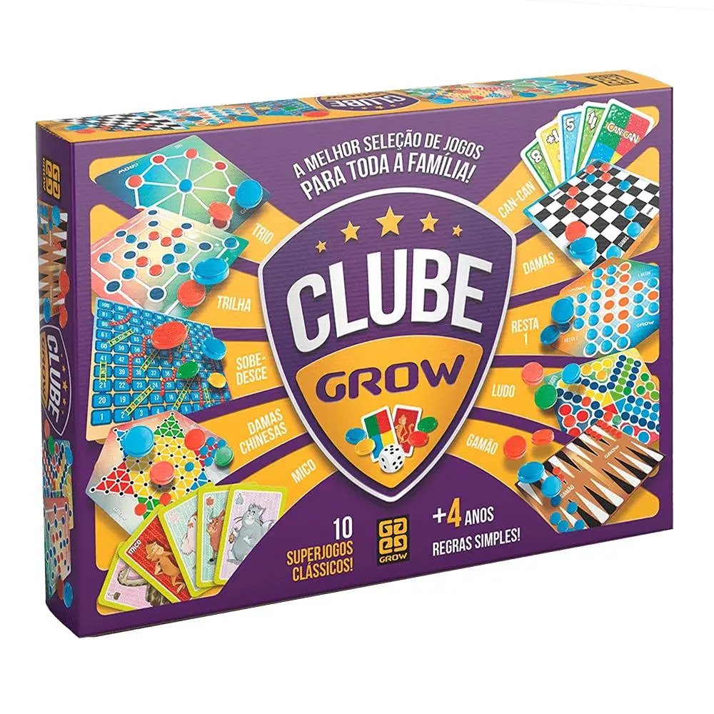 Jogo Clube Grow - Grow a partir de 1 jogador a partir de 4 anos