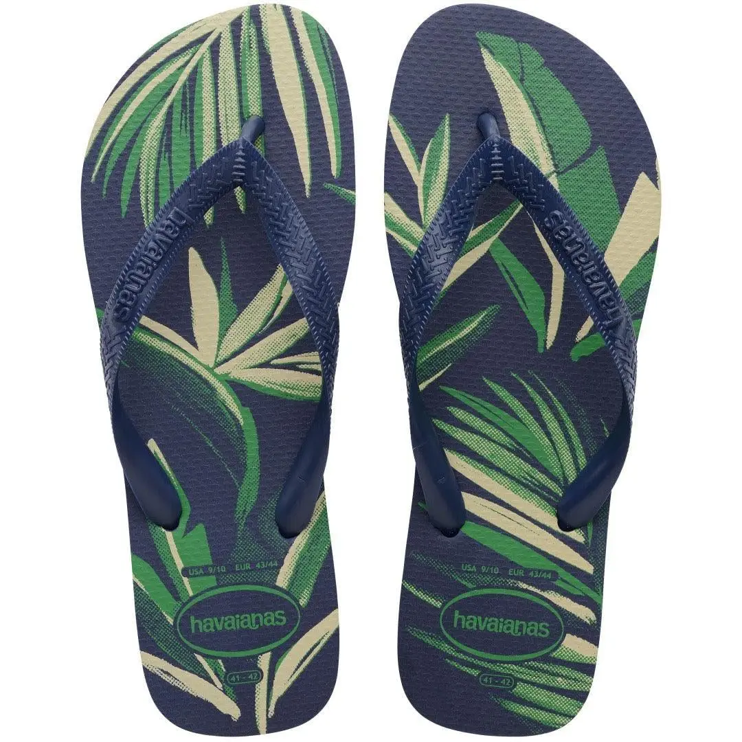 Sandália Masculina Havaianas Aloha Fc Marinho/Verde