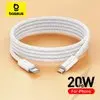 [Taxa Inclusa] Baseus cabo de dados e carregamento rápido 20W para iPhone, 1M - 1