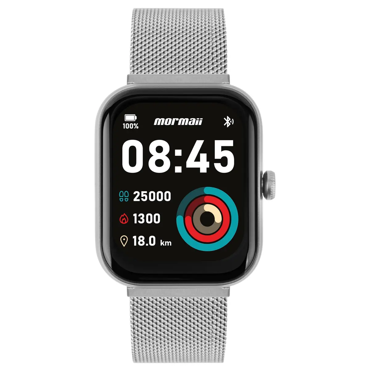 Relógio Mormaii Smartwatch - Unissex Life Prata - MOLIFEUAO/7K