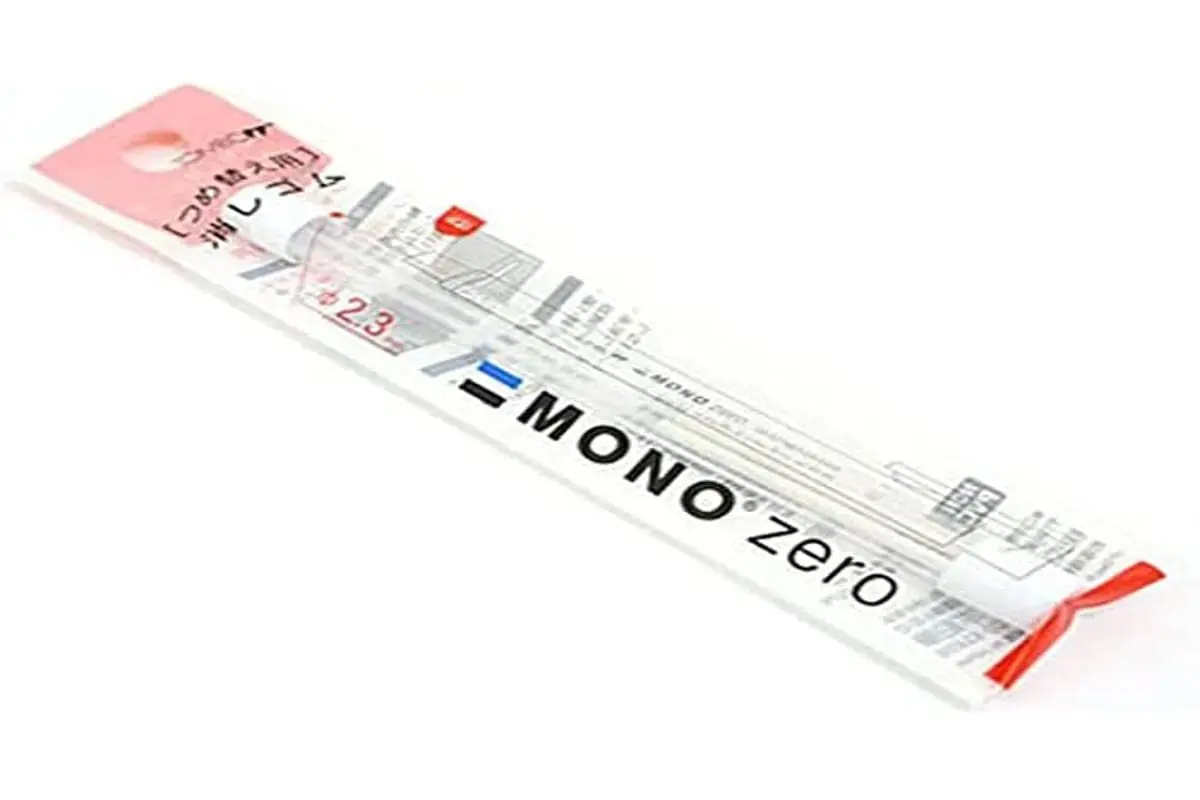 Refil para Caneta Borracha Mono Zero Ponta Redonda 2.3 mm, Cinza, Tombow, 57307
