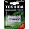 Pilha Toshiba AA Recarregável 1,2V 2600mAh c/ 2 unid. - 1