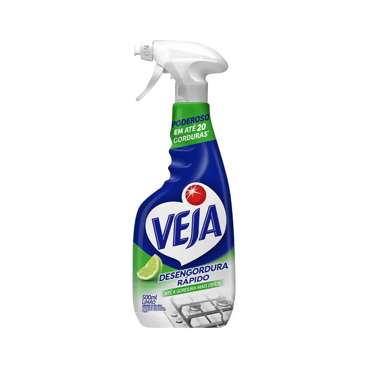 Limpador Spray Gold Cozinha Desengordurante Limão 500 Ml, Veja - 1