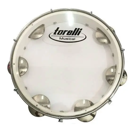 PANDEIRO INJETADO PELE NAILON TRANSPARENTE - BRANCO - 1