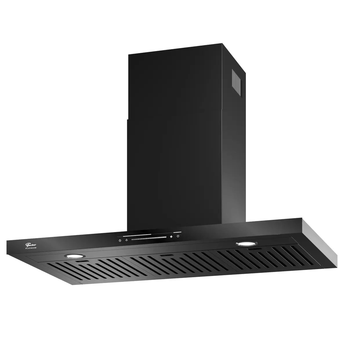 Fischer Coifa De Parede Platinium 90cm Controle por Gestos Preto 127V 39780-110700