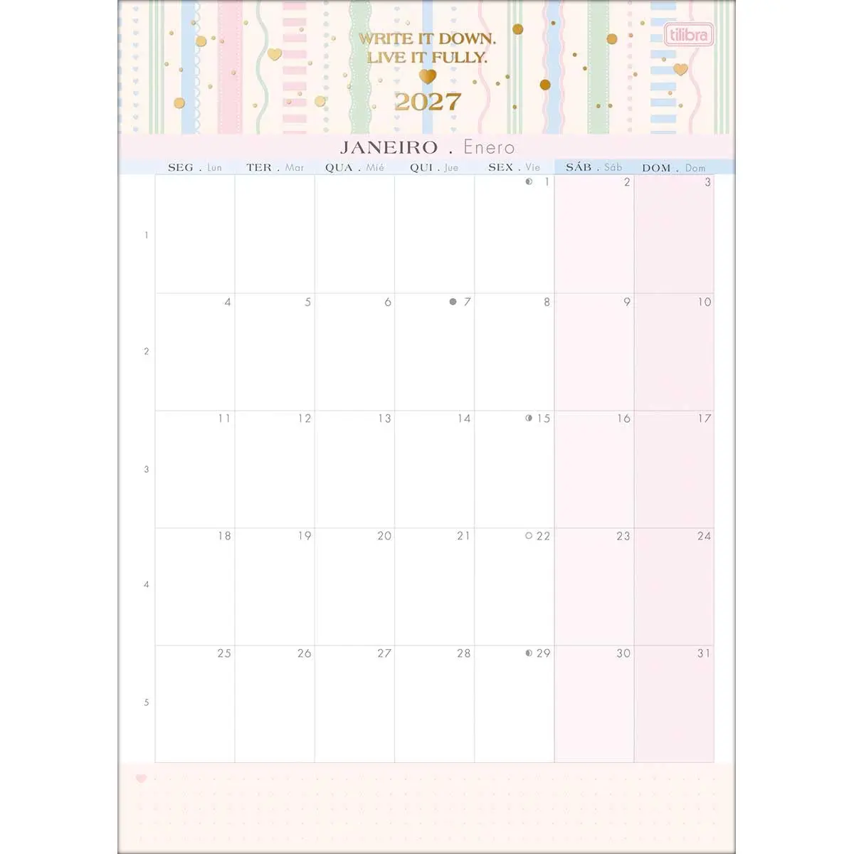Tilibra - Calendário Planner 21 x 29 cm Soho 2027 - 1