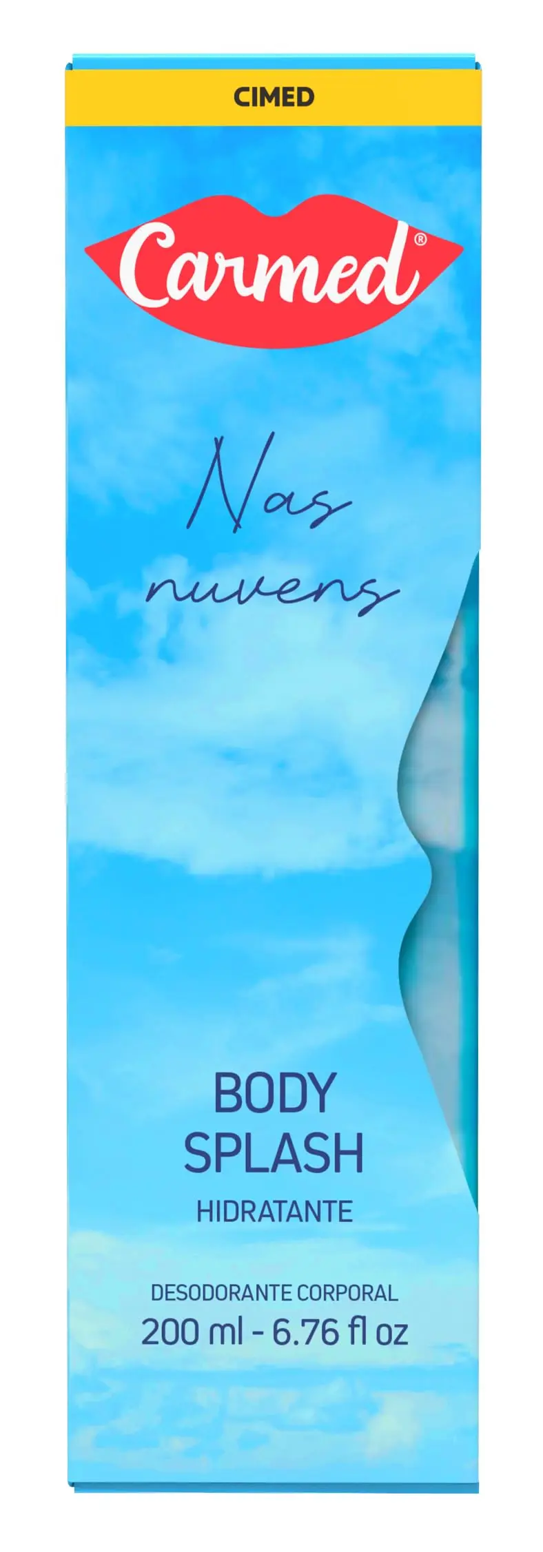 Body Splash Carmed Nas Nuvens, 200ml | Notas de Âmbar, Maçã Verde e Algodão Doce