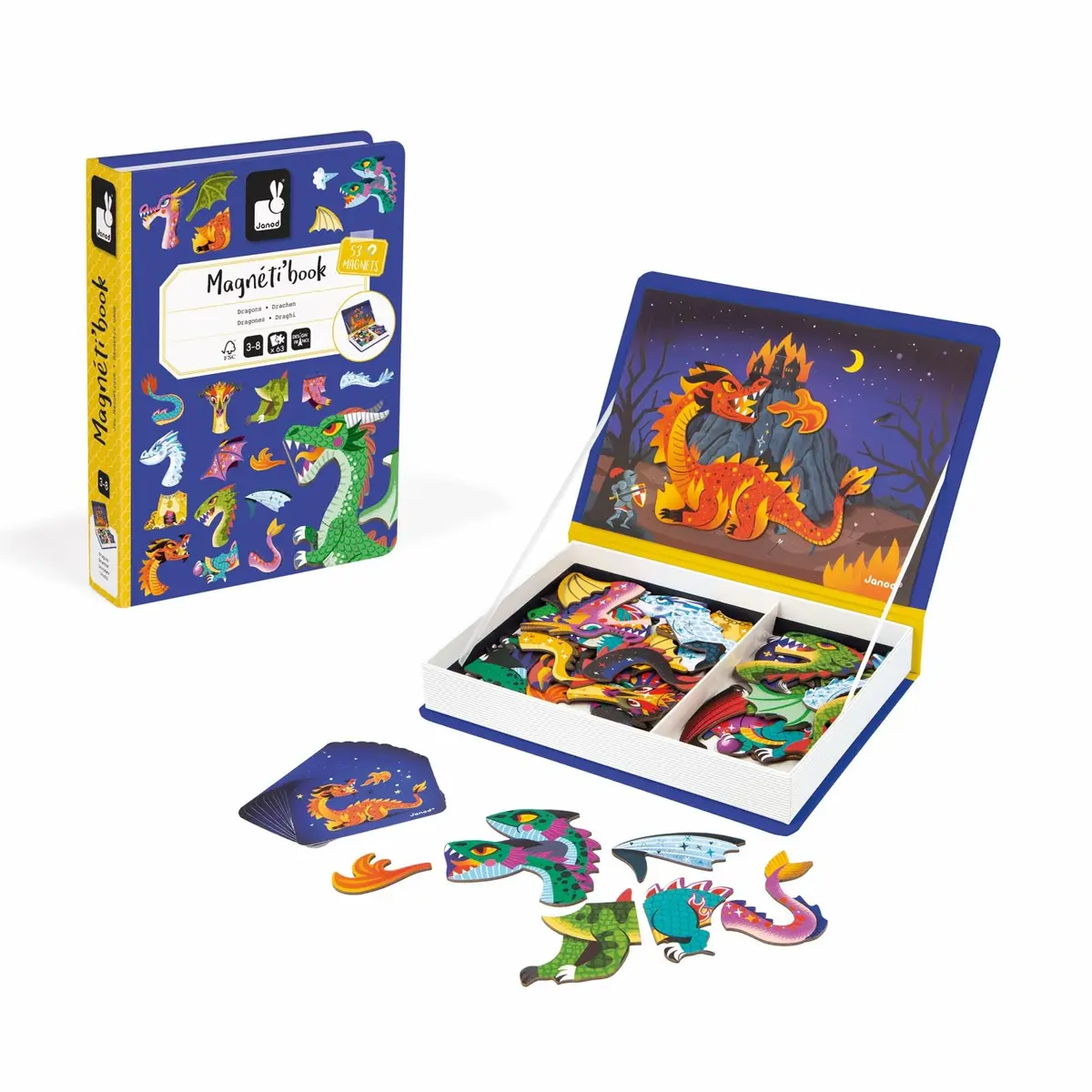 LIVRO MAGNETICO DRAGOES - JANOD